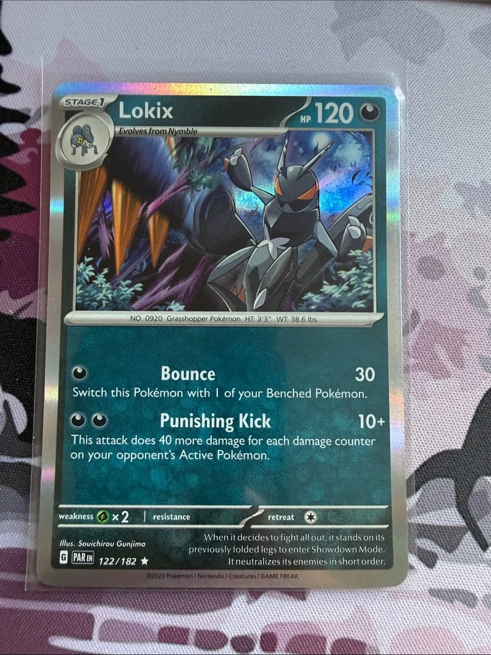 Nymble & Lokix Pokémon Evolution Reverse Holo Card Lot 🦗 | 5 Cards ✨5/$25✨
